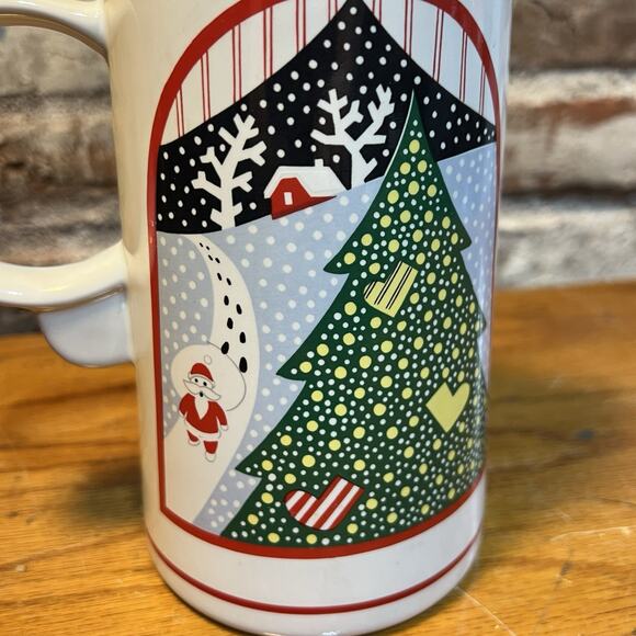 Vintage Noritake Twas the Night Before Christmas Pitcher 1980s 8100 Santa - Picture 4 of 6